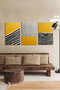 Wallity Ersycnvs19 Set de 3 Pinturas Decorativas en Lienzo 50 x 70 cm